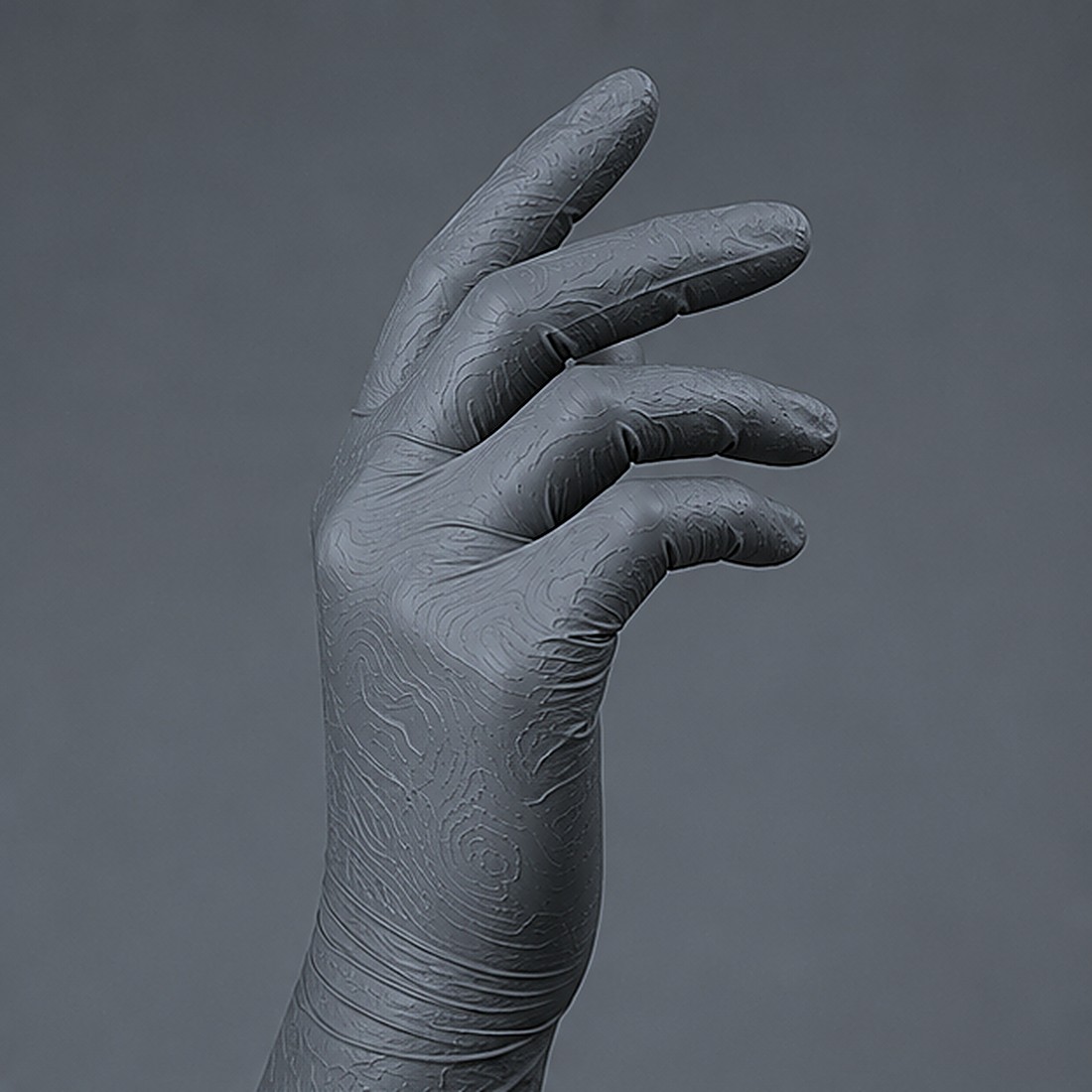 Charcoal Grey glove texture